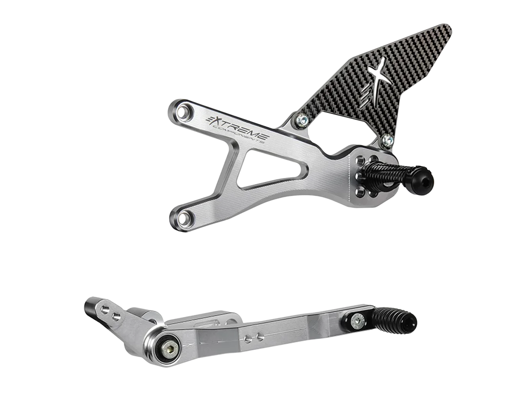 Commandes Reculées GP EVO EXTREME COMPONENTS Carbone/argent - Yamaha R1 - Miniature 2